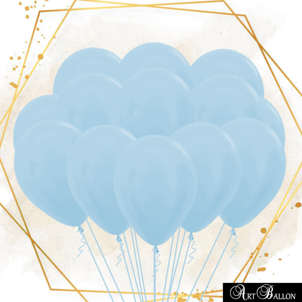 Ballons-Bleus-Clairs-Gonflés