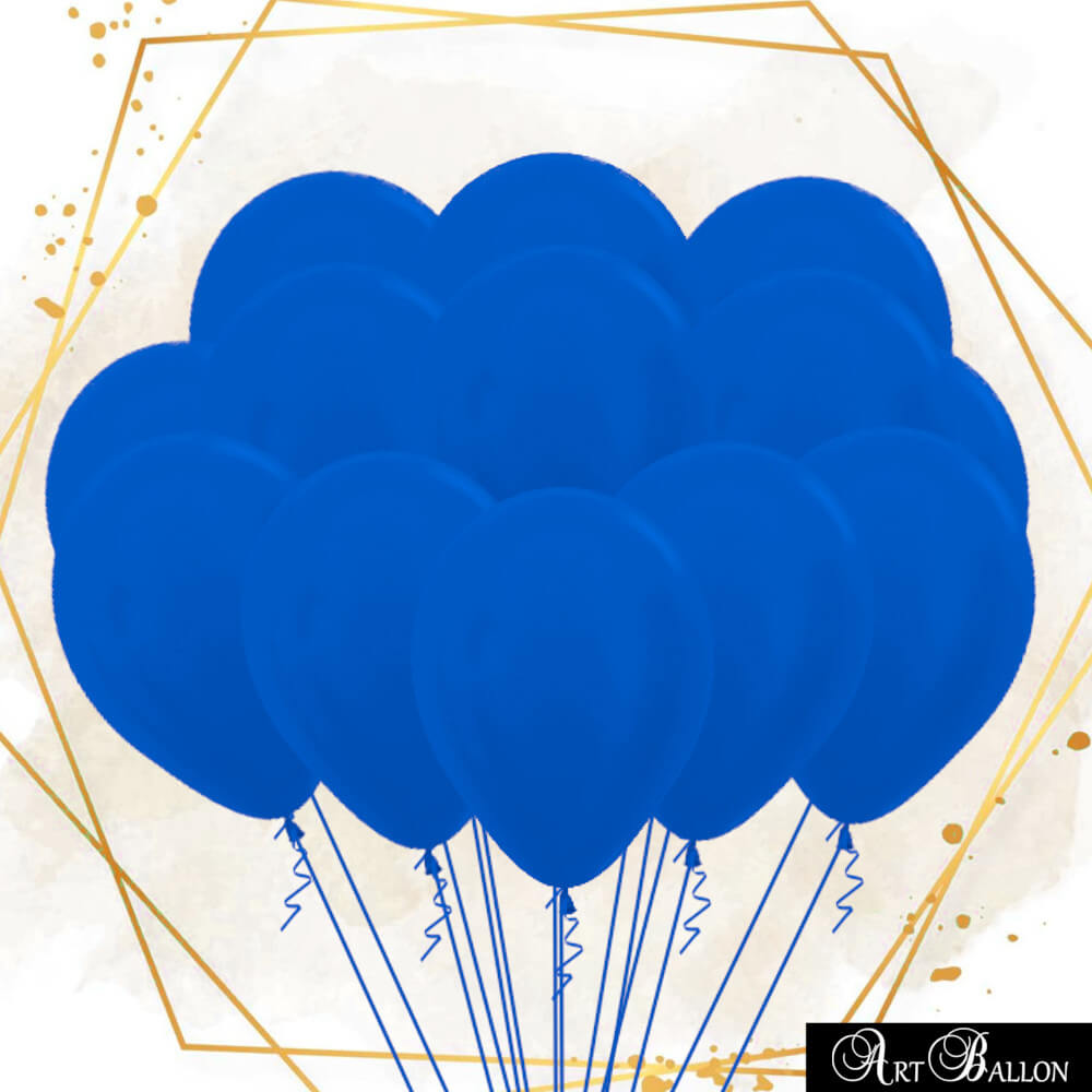 Ballons-Bleus-Foncés-Gonflés