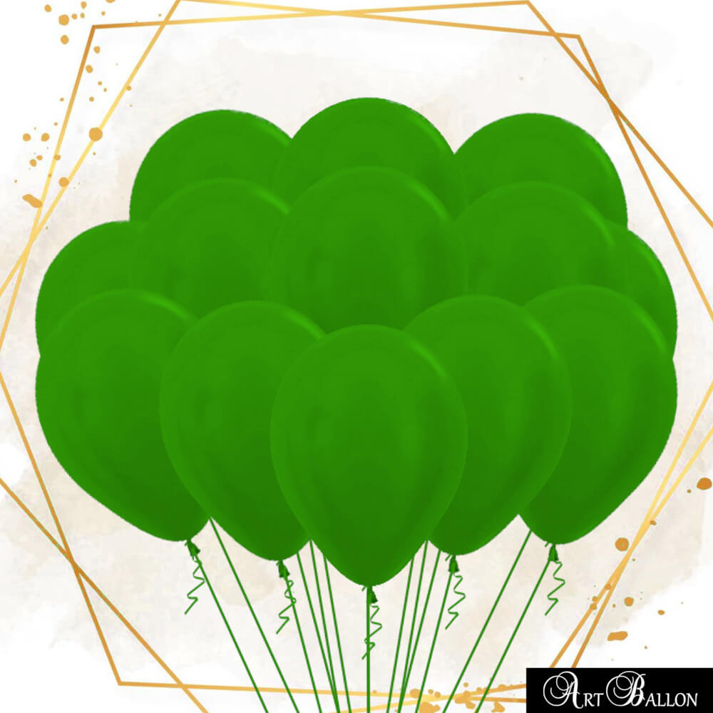 Ballons-Lime-Green-Gonflés