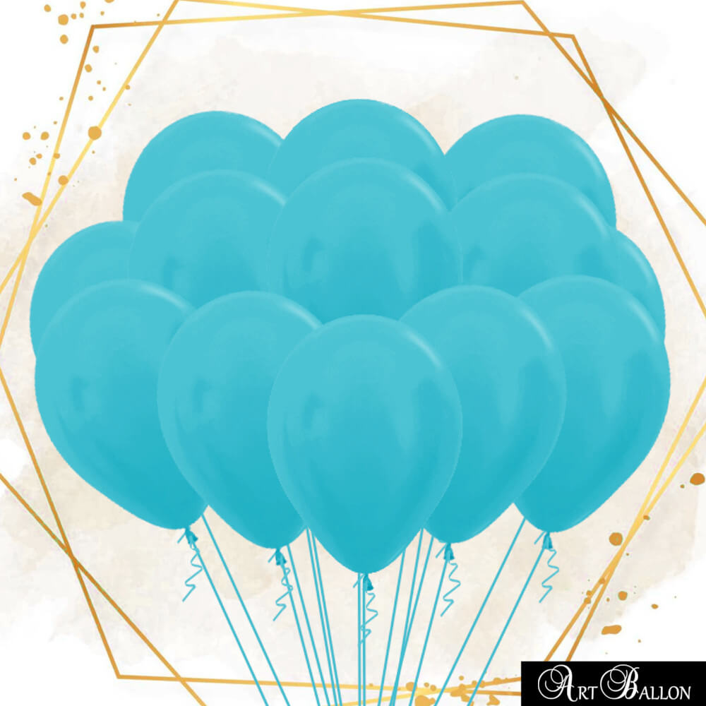 Ballons-Turquoise-Gonflés