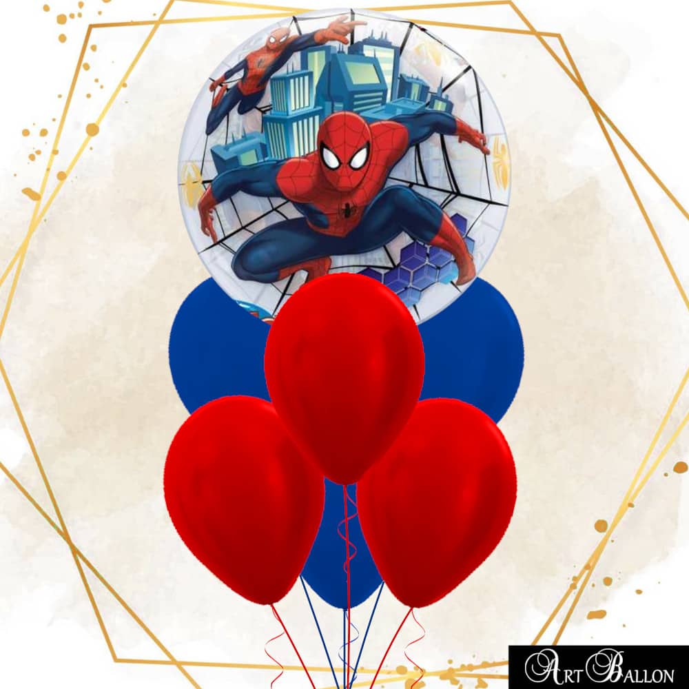 Bouquet-Bubble-Spiderman